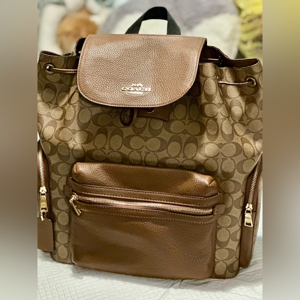 COACH NEW YORK BROWN BACKPACK